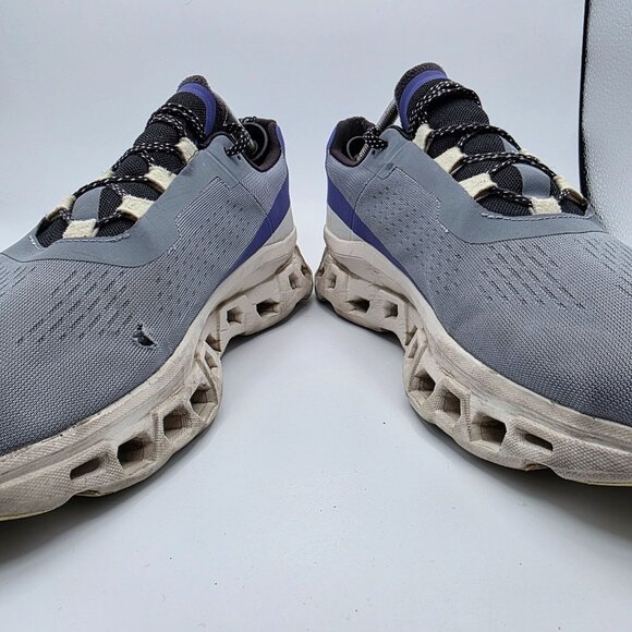 On Cloud Cloudmonster Mens Size 12 Gray Athletic Shoes Running Walking Outdoors - Picture 3 of 13
